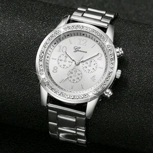 Geneva Silver Women's Watch